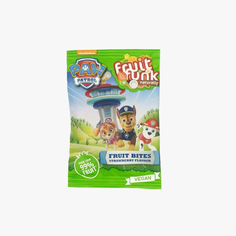 Fruitfunk Paw Patrol Happybag Strawberry Fruit Bites 16g