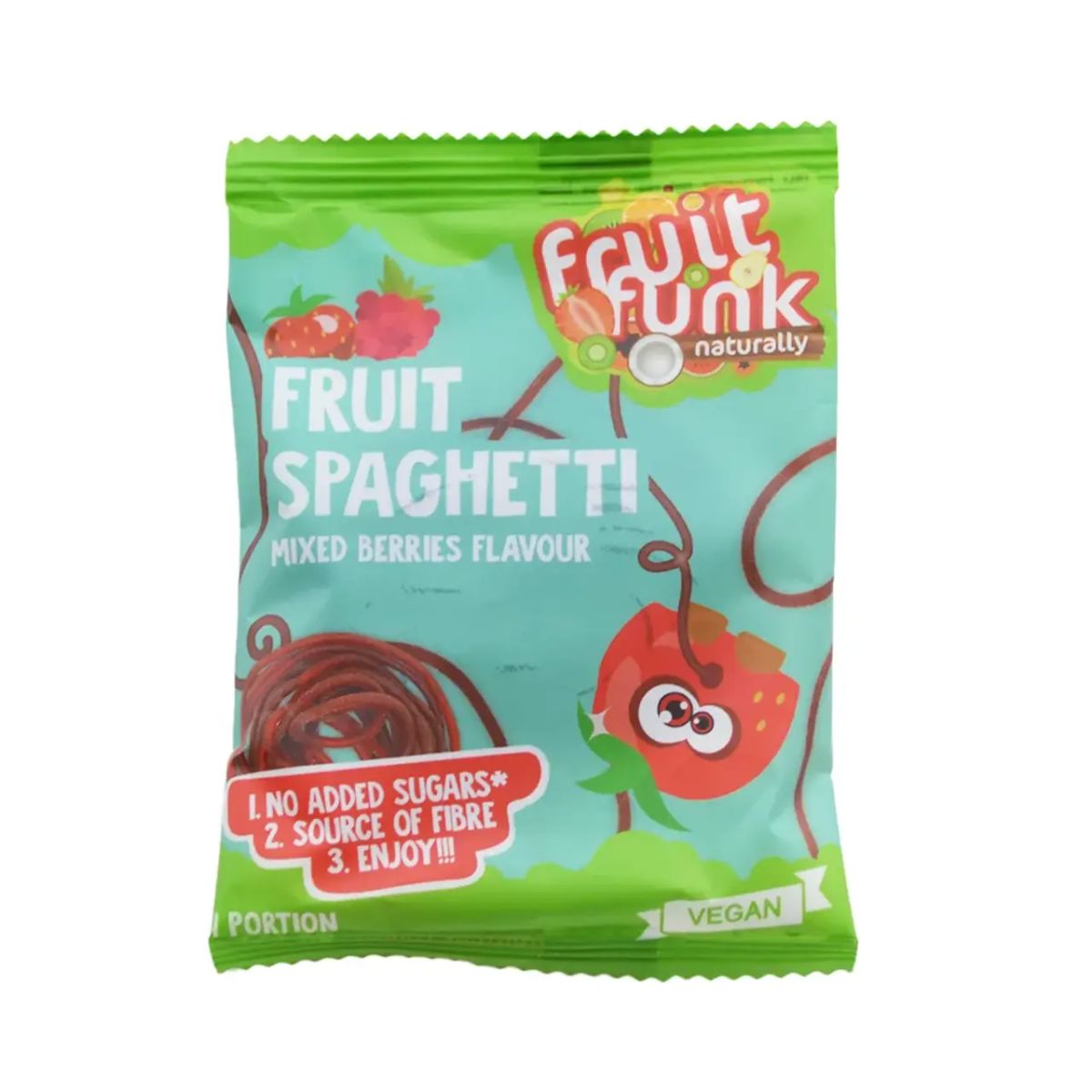 Fruitfunk Happybag Fruit Spaghetti Gemengde Bessen 20g