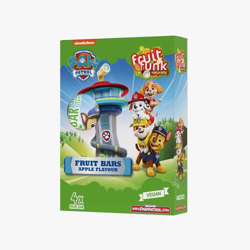 Fruitfunk Paw Patrol Fruit Bars Apple 4-Pack 4x20g