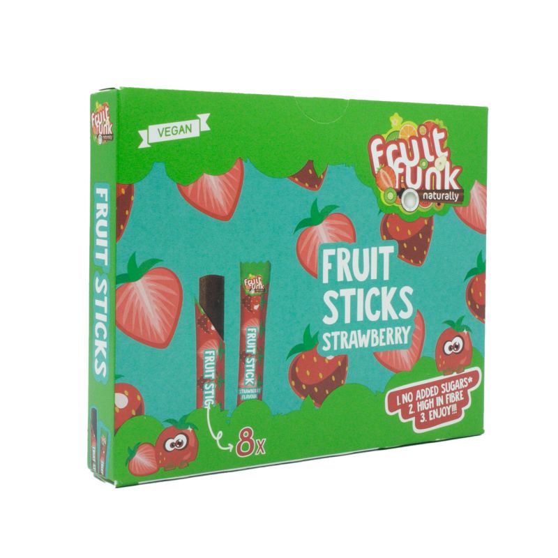 Fruitfunk Paw Patrol Fruit Sticks Strawberry 8-Pack 8x10g