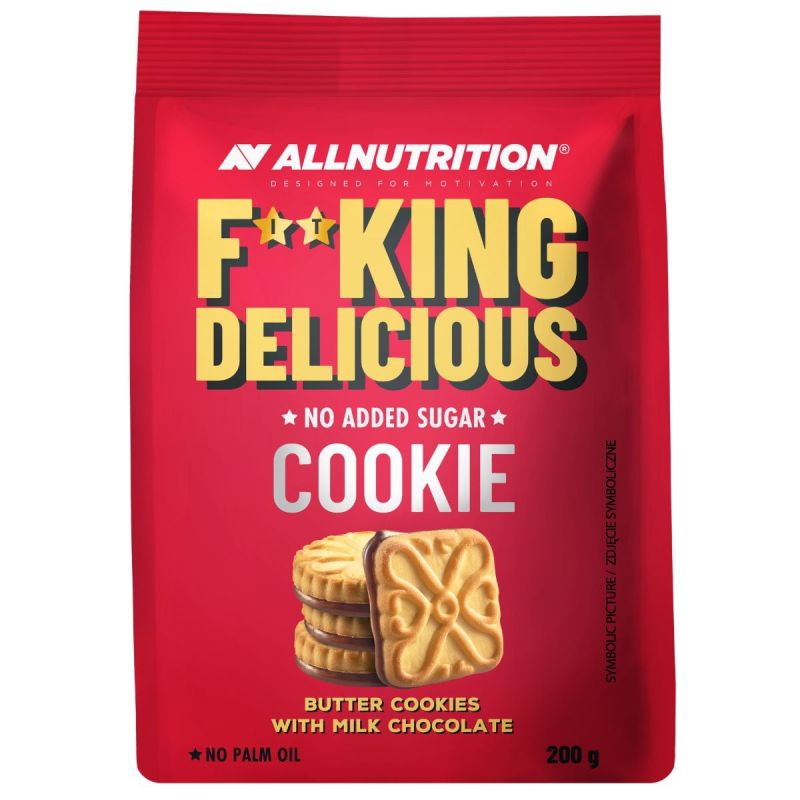 Allnutrition Fitking Delicious Cookie Butter Cookies With Milk Chocolate 200 g