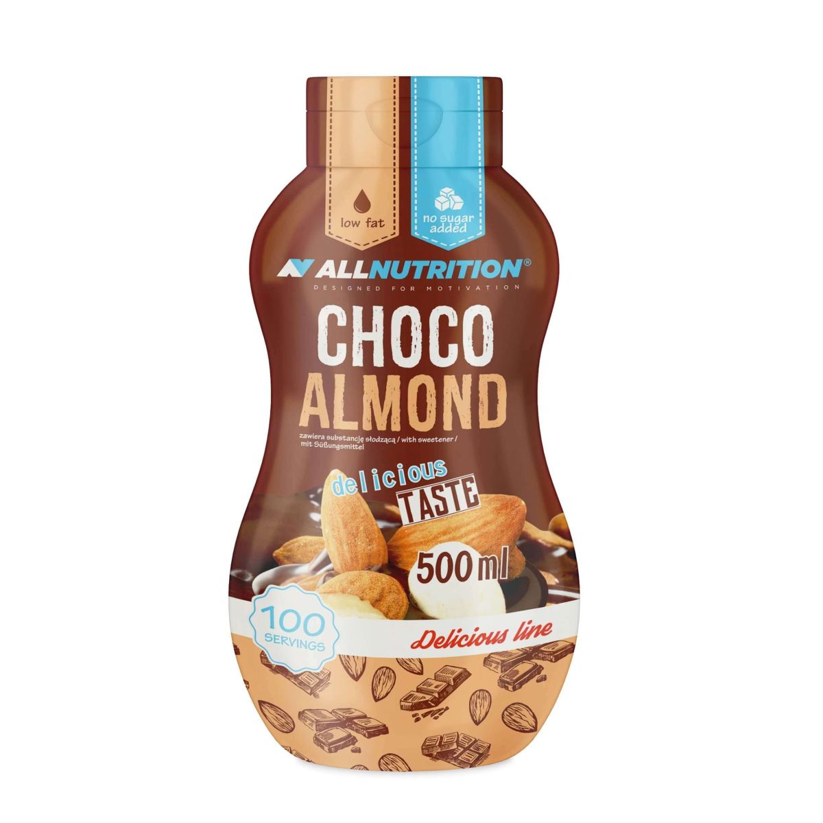 Allnutrition Saus 500 ml Chocolade Amandel