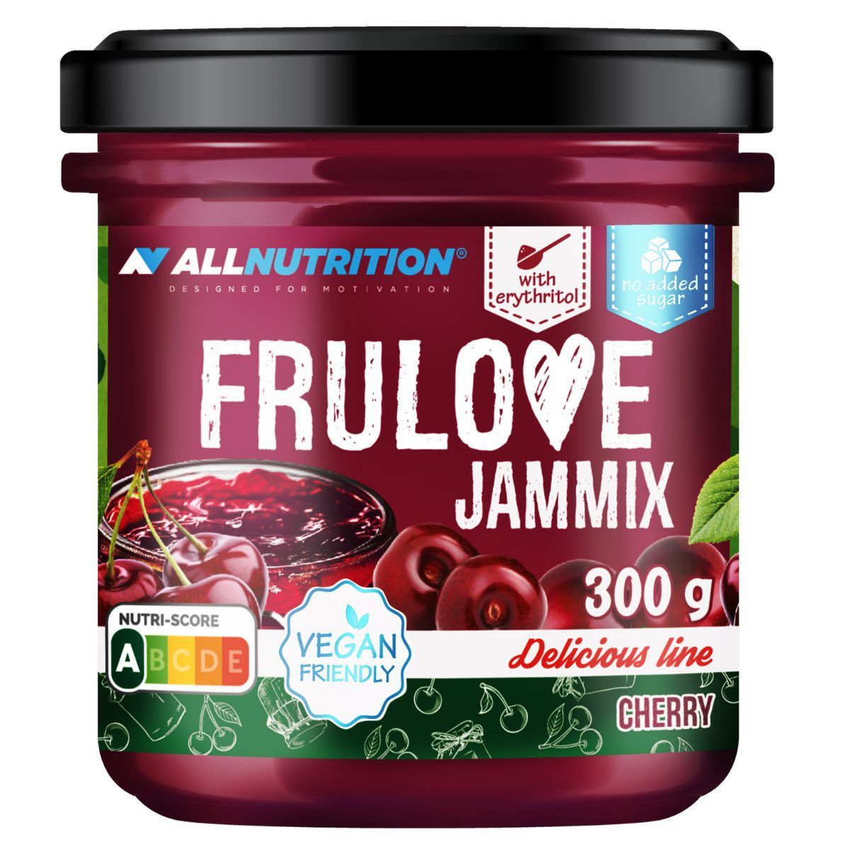 Allnutrition Frulove Jammix 300 g Cherry