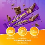 Allnutrition Fitking Delicious Crunchee 18 g Melkchocolade met Cacaocrème — Miniatuur 2