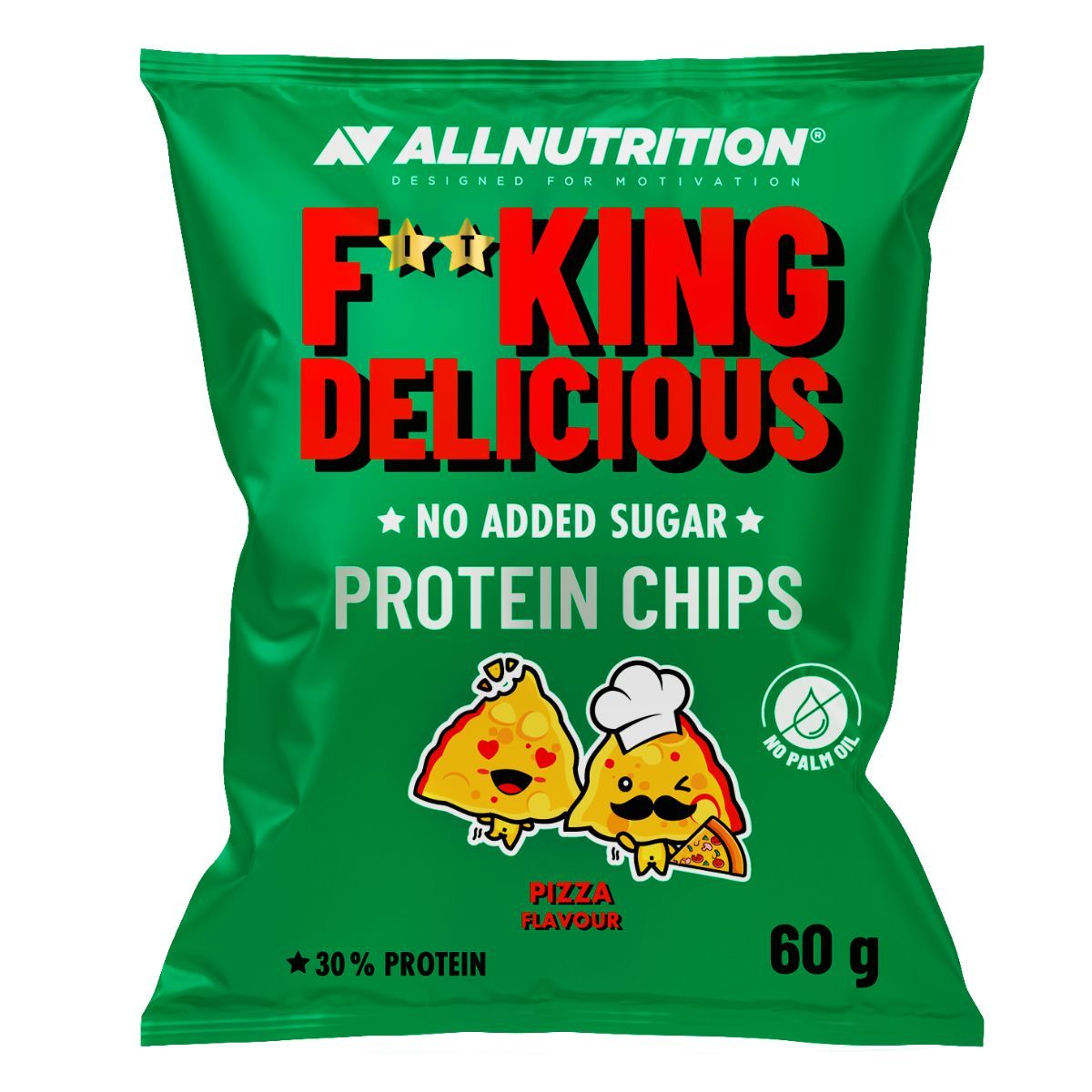 Allnutrition Fitking Deliziose Chips Proteiche 60 g Pizza