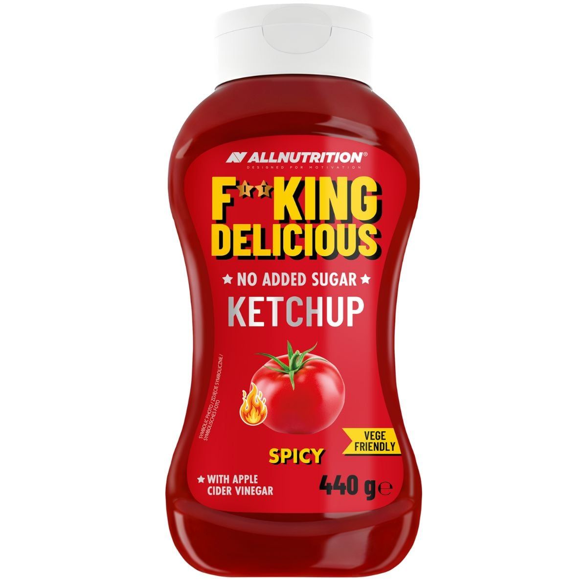 Allnutrition Fitking Ketchup Delicioso 440 g Picante
