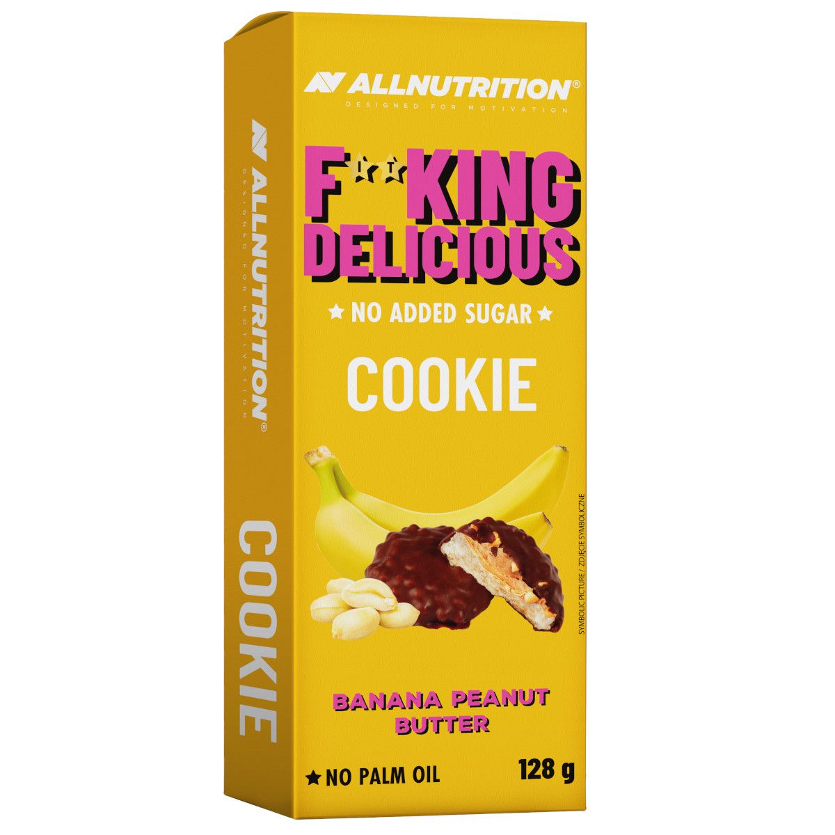 Allnutrition Fitking Delicious Cookie 128 g Banana Peanut Butter