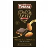 Torras Zero Chocolate Negro con Almendras 150g — Miniatura 1