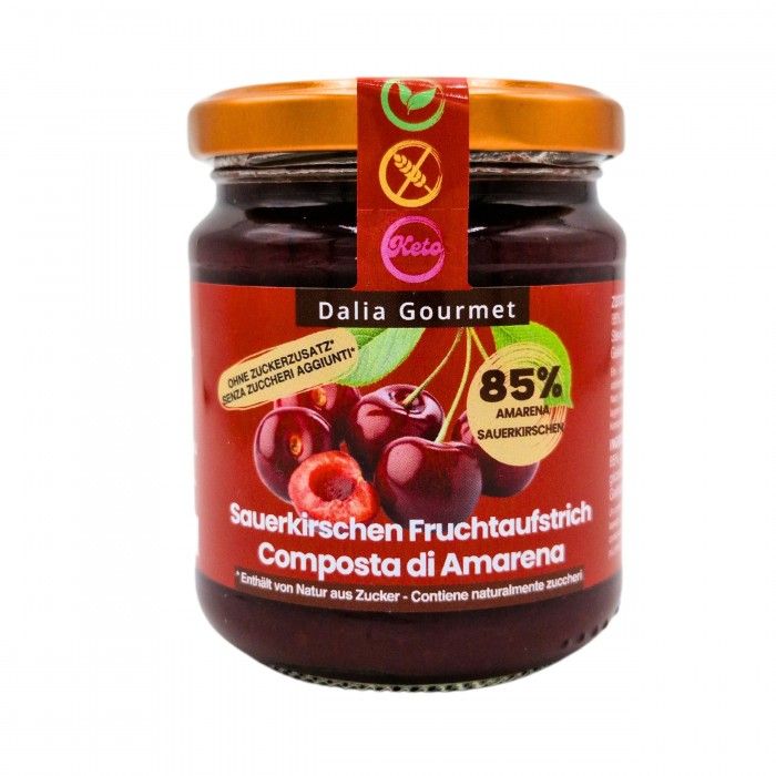 Dalia Gourmet Sour Cherry Fruit Spread 220g