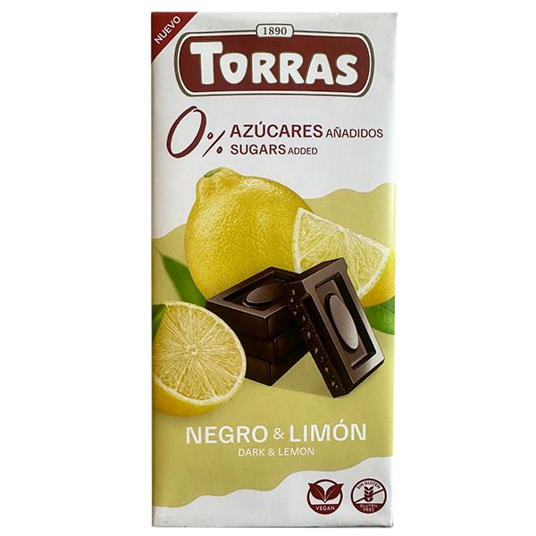 Torras Dark Chocolate with Lemon 75g