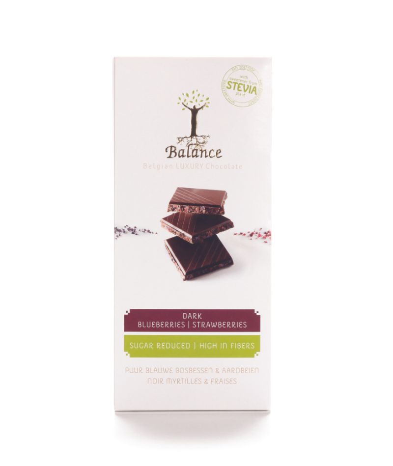 Balance Stevia Excl. Tablet Dark Blueberry & Strawberry 85g