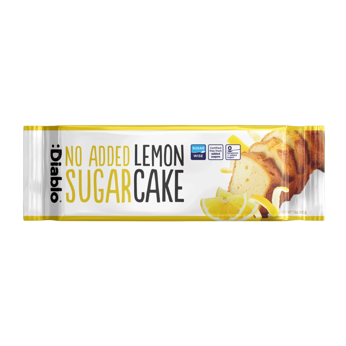 Diablo No Added Sugar Lemon Cake 200g