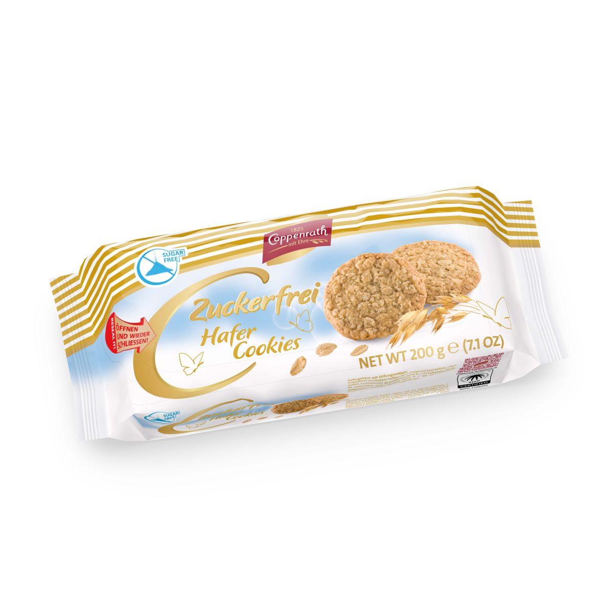 Coppenrath Sugar-Free Oat Cookies 200g
