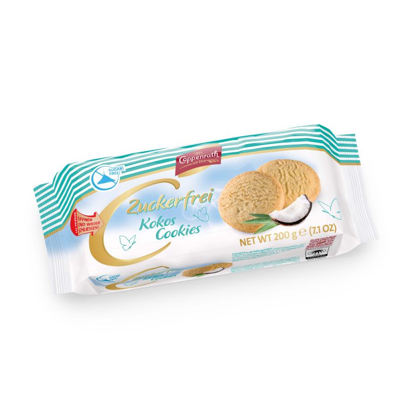 Coppenrath Coconut Cookies sugar-free 200g