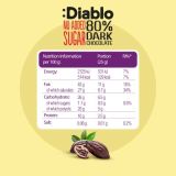 Diablo No Added Sugar Stevia 80% Dark Chocolate 75g — thumbnail 5