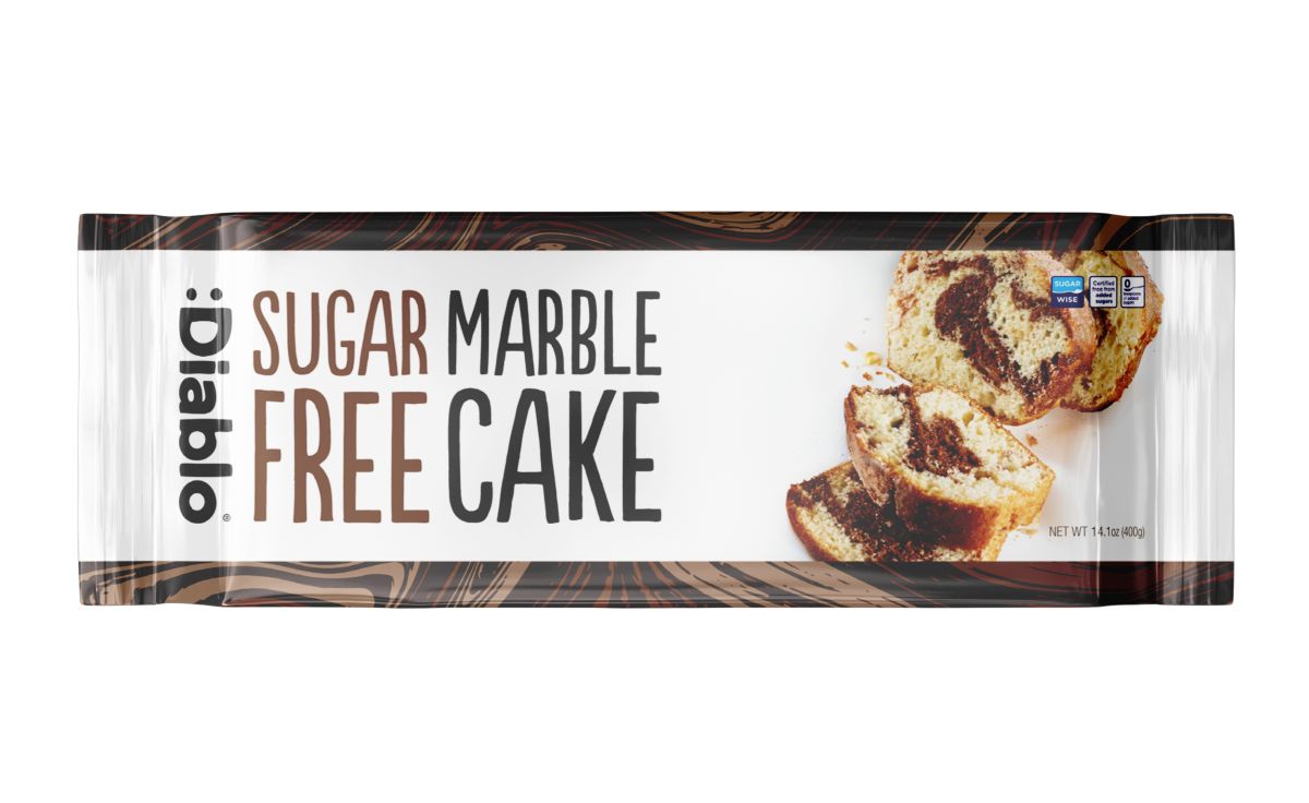 Gâteau marbré sans sucre Diablo 400g