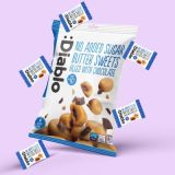 Diablo Bonbons au beurre sans sucre ajouté fourrés au chocolat 75g — miniature 4