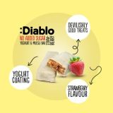 Diablo No Added Sugar Yoghurt & Muesli Bar Strawberry 30g — thumbnail 3