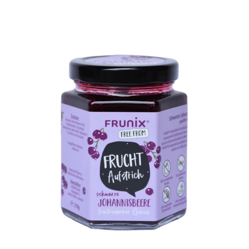 Frunix Fruit Spread Black Currant 210g