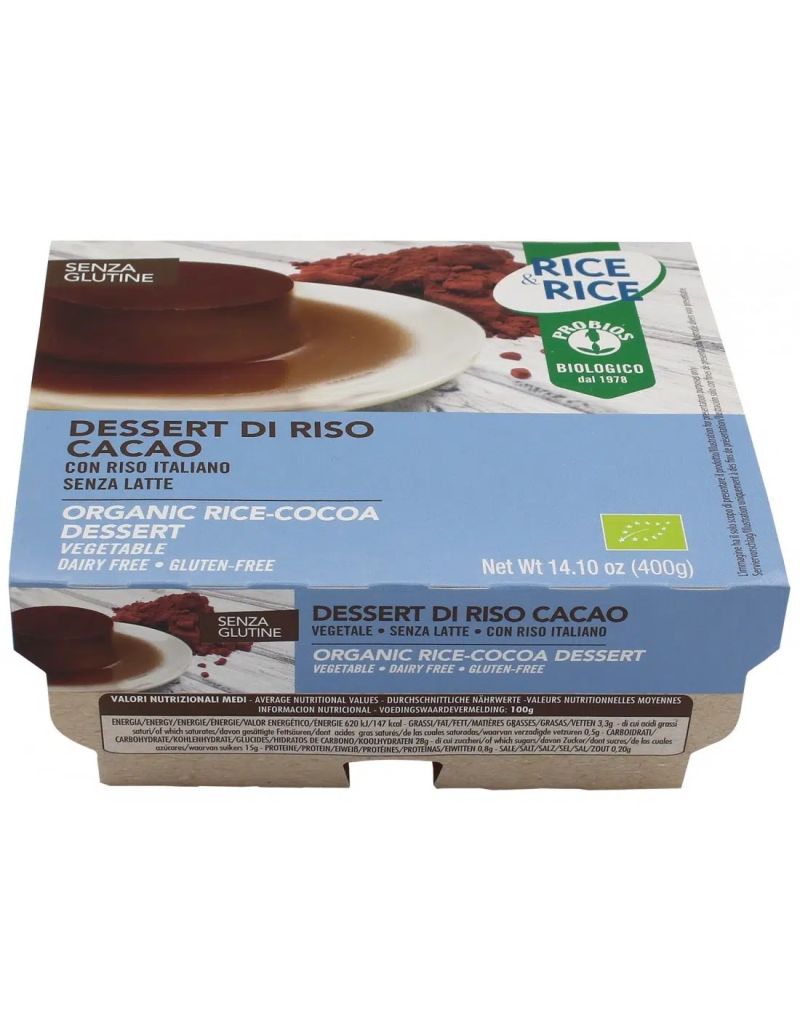 Probios Organic Cocoa Rice Dessert 400g