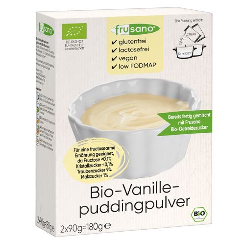 Frusano Organic Vanilla Pudding Powder 180g