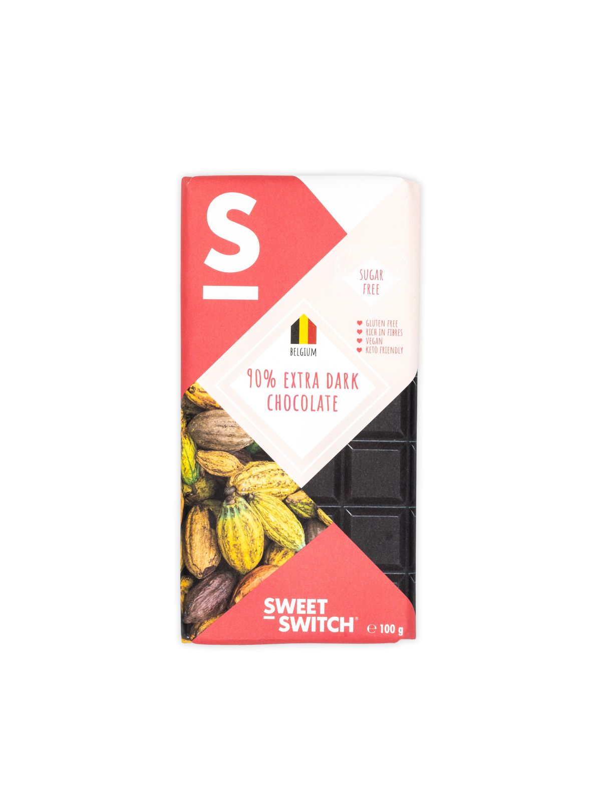 Sweet Switch 90% Extra Donkere Chocolade 100g