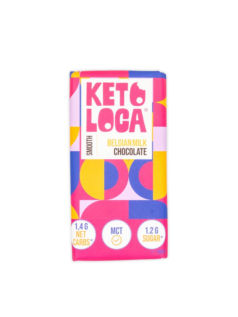 Keto Loca Belgian Milk Chocolate 100g