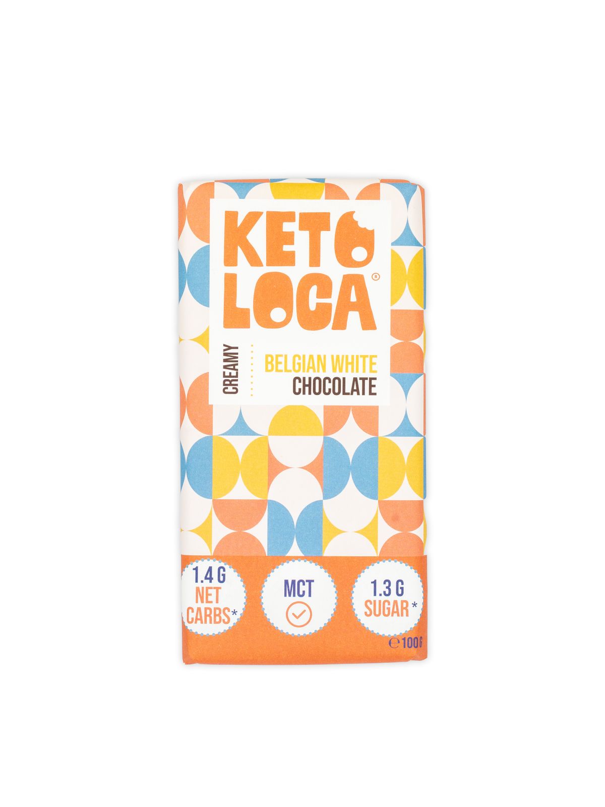 Keto Loca Belgische Witte Chocolade 100g