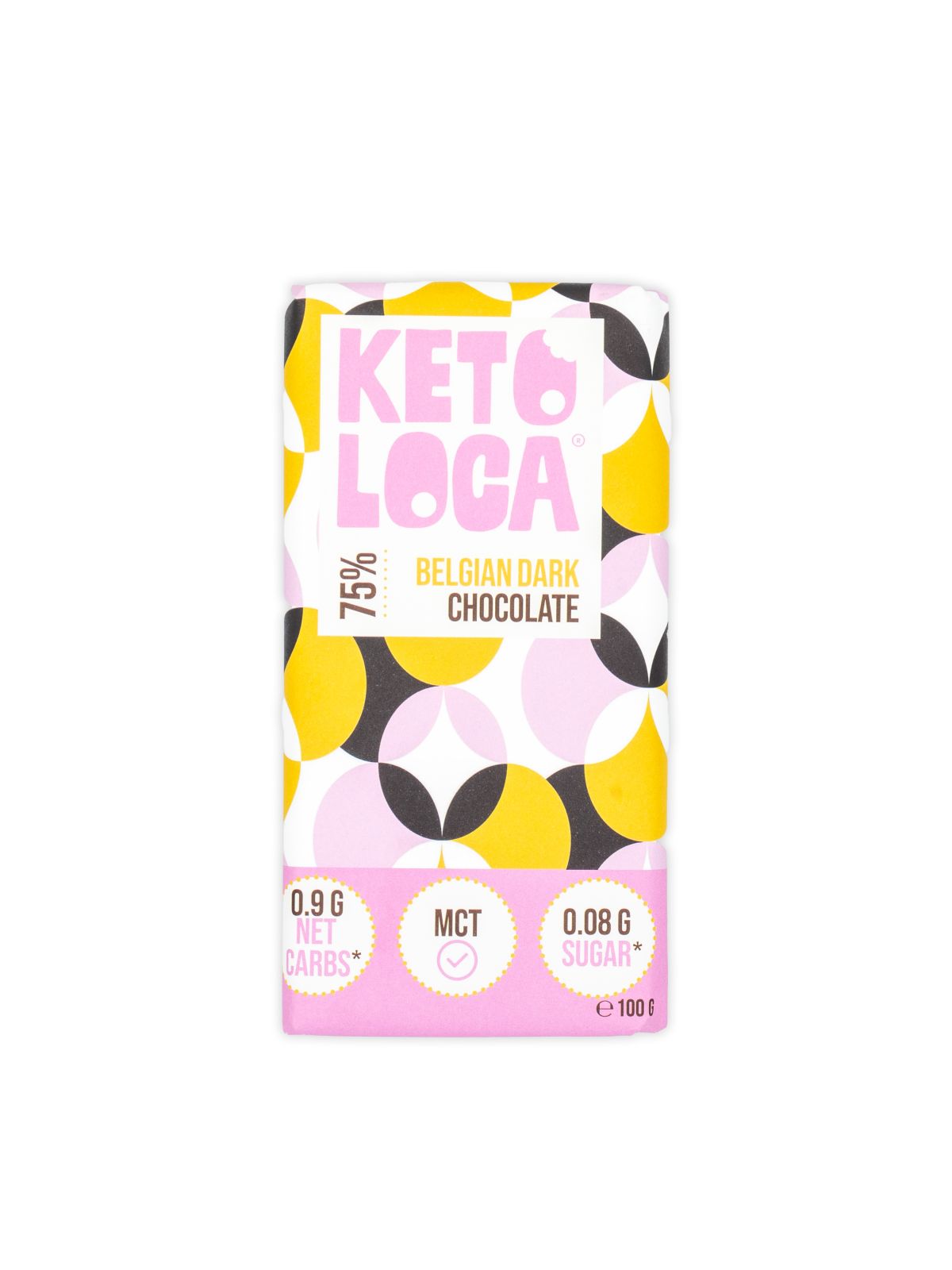 Keto Loca Belgian Dark Chocolate 100g