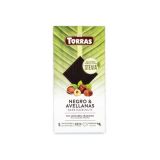 Torras Dark Hazelnuts Chocolate with Stevia 125g — thumbnail 1