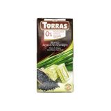 Chocolate Torras White&Algae y Sal Negra del Mar Muerto 75g — Miniatura 1