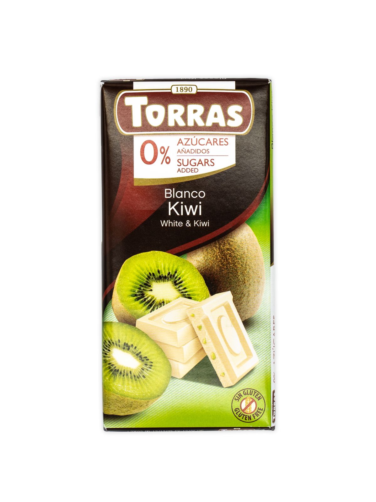 Torras Witte&Kiwi Chocolade 75g