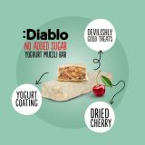 Diablo Barre de Muesli au Yaourt Sans Sucre Ajouté Cerise 30g — miniature 3
