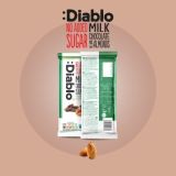 Diablo Chocolate con Almendras sin Azúcar Añadido con Stevia 75g — Miniatura 5