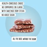 Diablo No Added Sugar Stevia Milk Chocolate with Crispy Rice 75g — thumbnail 4