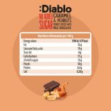 Galletas Diablo Sin Azúcar Añadido de Caramelo y Cacahuetes Cubiertas de Chocolate con Leche 100g — Miniatura 4