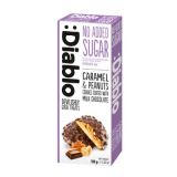 Galletas Diablo Sin Azúcar Añadido de Caramelo y Cacahuetes Cubiertas de Chocolate con Leche 100g — Miniatura 1
