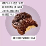 Diablo No Added Sugar Cocoa Cookies with Peanut Filling and Half Coated Milk Chocolate 110g — thumbnail 5