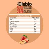 Diablo Biscuits sans sucre ajouté avec enrobage de crème à la fraise et aux cacahuètes 100g — miniature 4