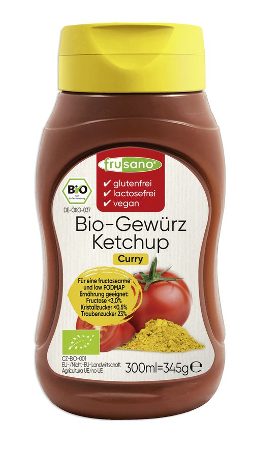 Frusano Bio Ketchup Épicé Curry 345g