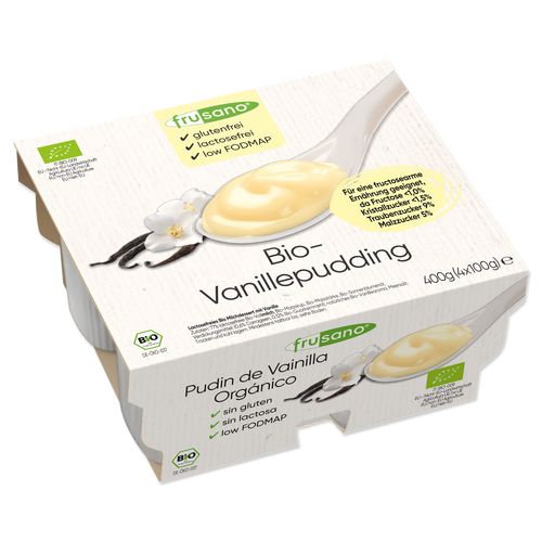 Frusano Organic Vanilla Pudding 400g