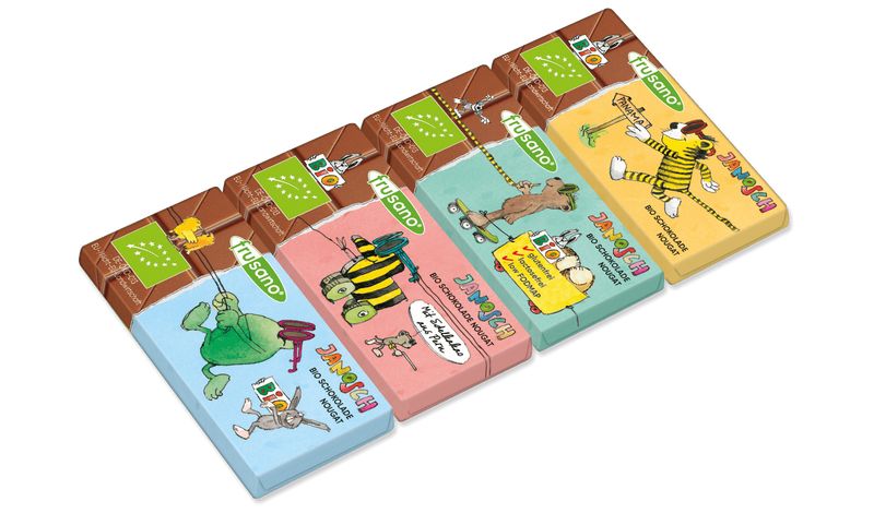 Frusano Janosch Bio Nougat Chocolat Minis 50g