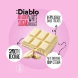 Diablo No Added Sugar Stevia White Chocolate 75g — thumbnail 3