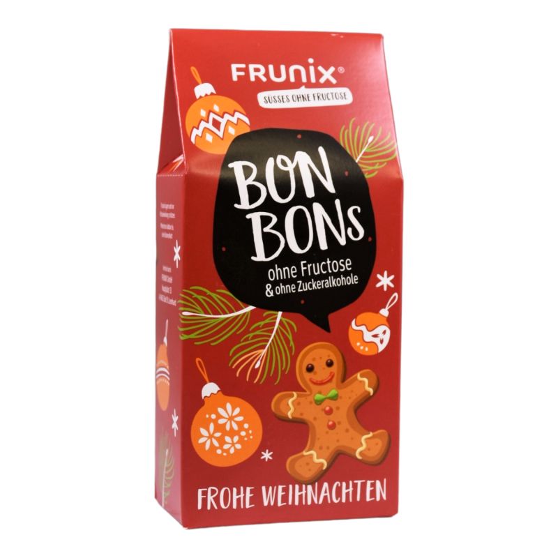 Frunix Candies "Merry Christmas" Raspberry-Lime and Cough Drop Mix 90g