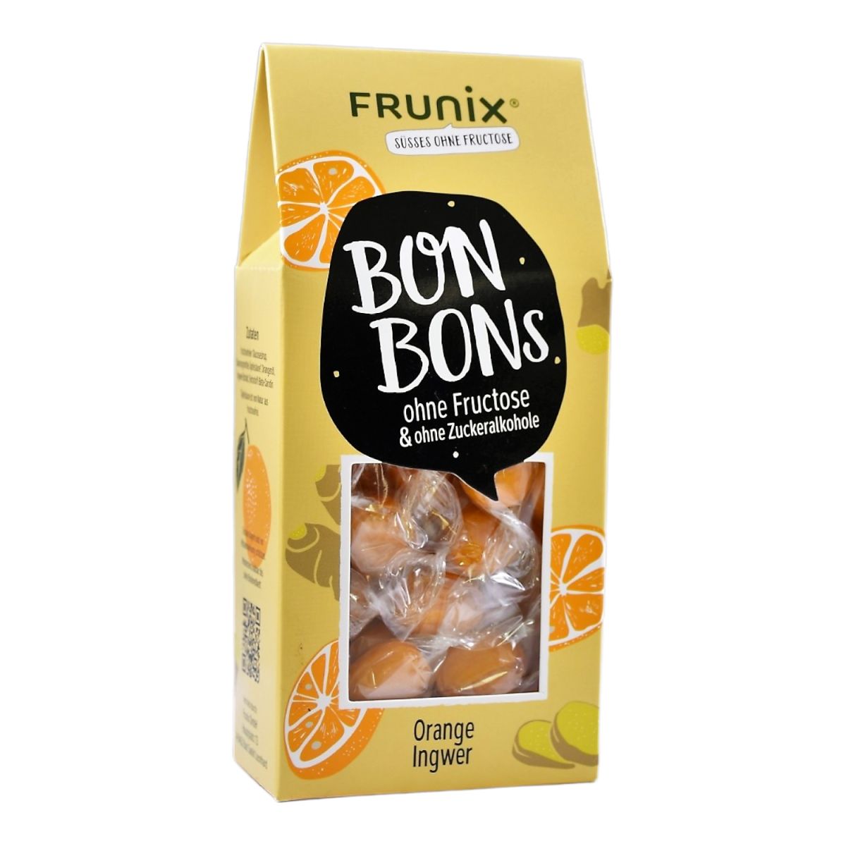Frunix Bonbons Orange, Gingembre 90g