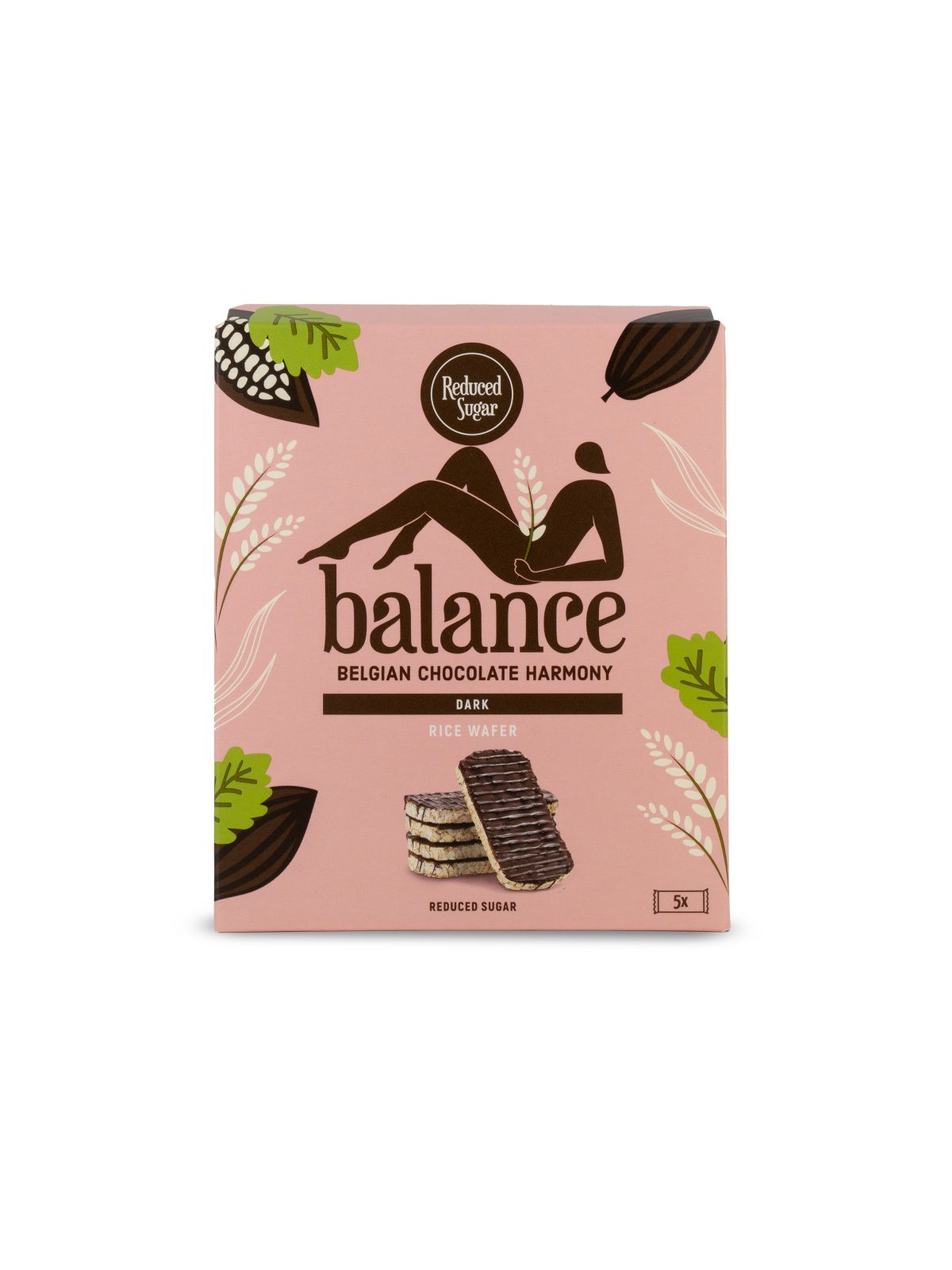 Galletas de arroz Balance con chocolate negro 100g