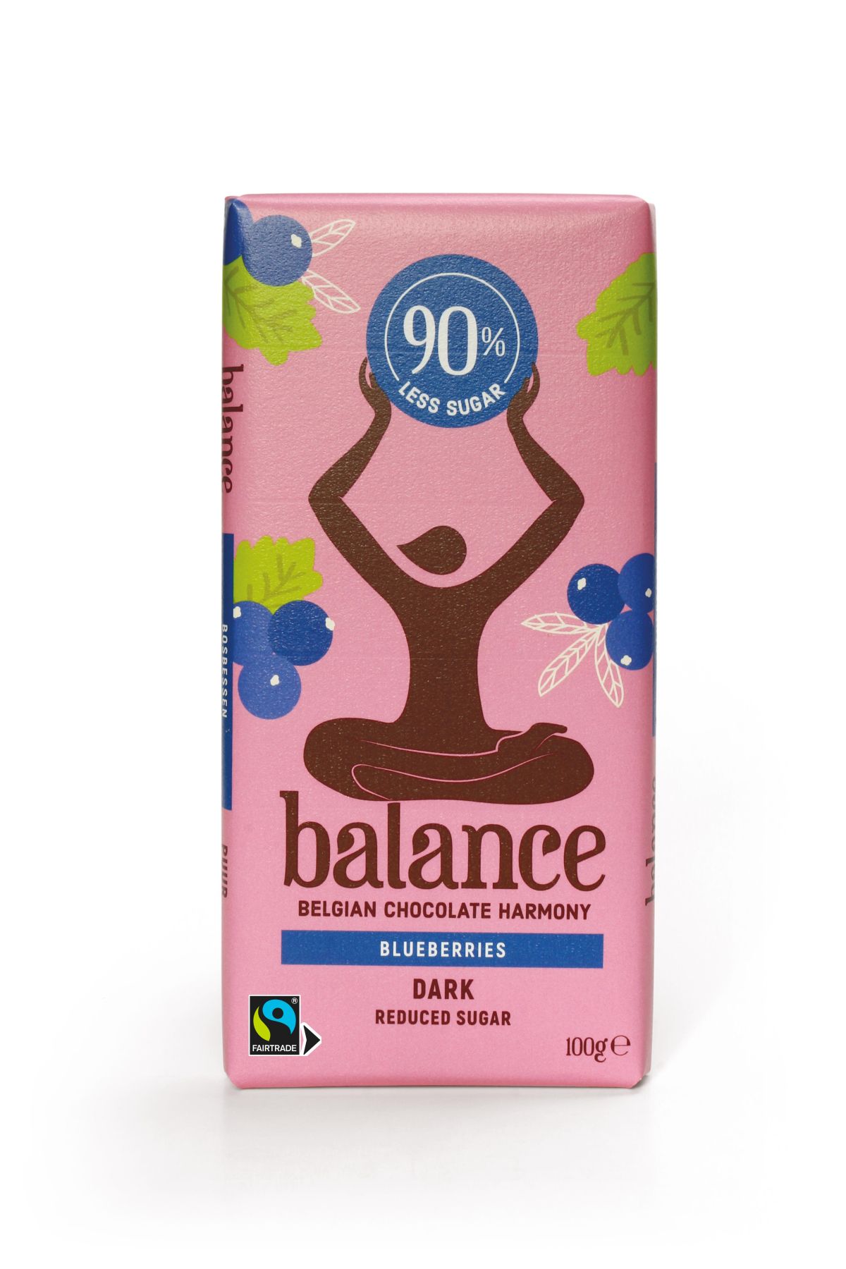 Balance Blauwe Bessen Donkere Chocolade 100g