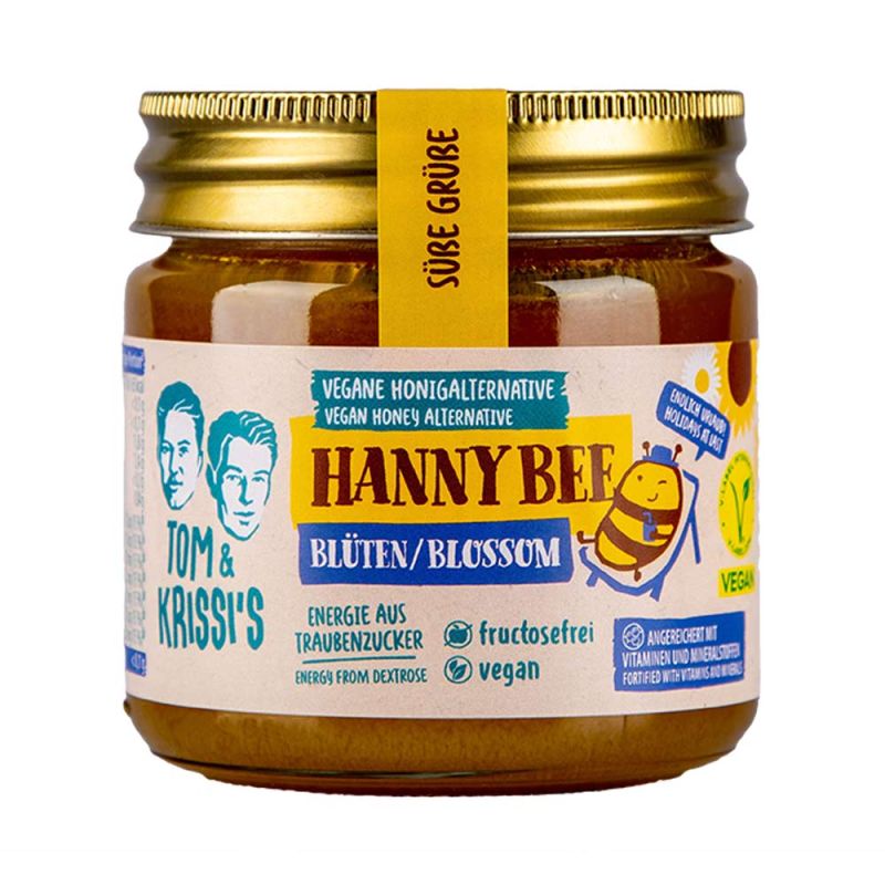 Tom&Krissi's Hanny Bee vegan honey alternative 250g