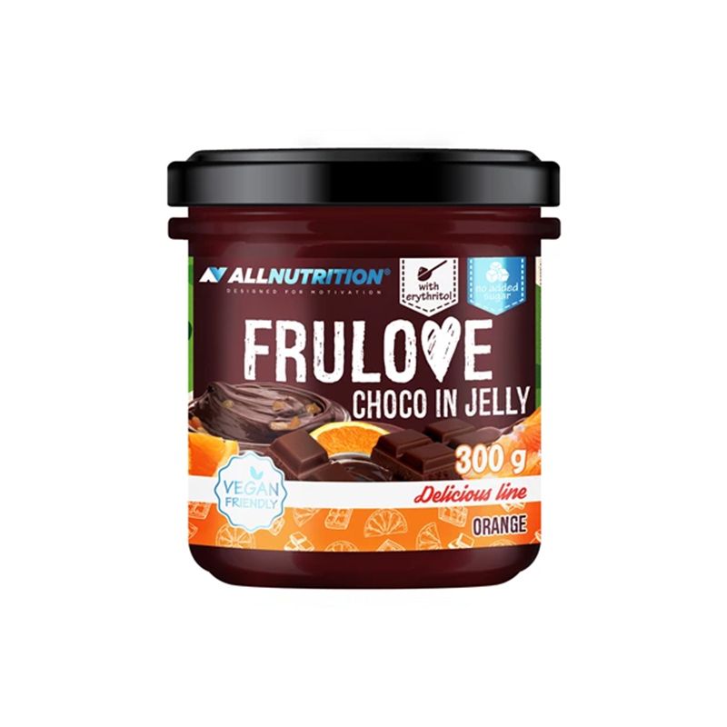 Allnutrition Frulove Choco en Gelatina Naranja 300g