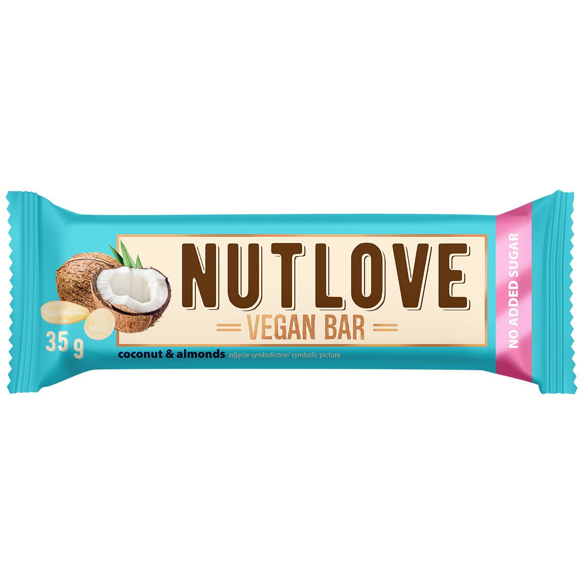 Allnutrition Nutlove Vegan Bar Cocco e Mandorle 35g